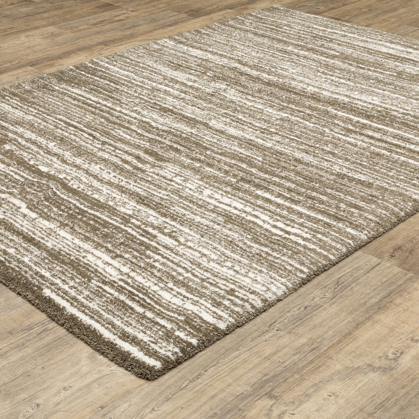 Galileo GAL05 Brown Distressed Rug