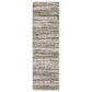 Galileo GAL05 Brown Distressed Rug