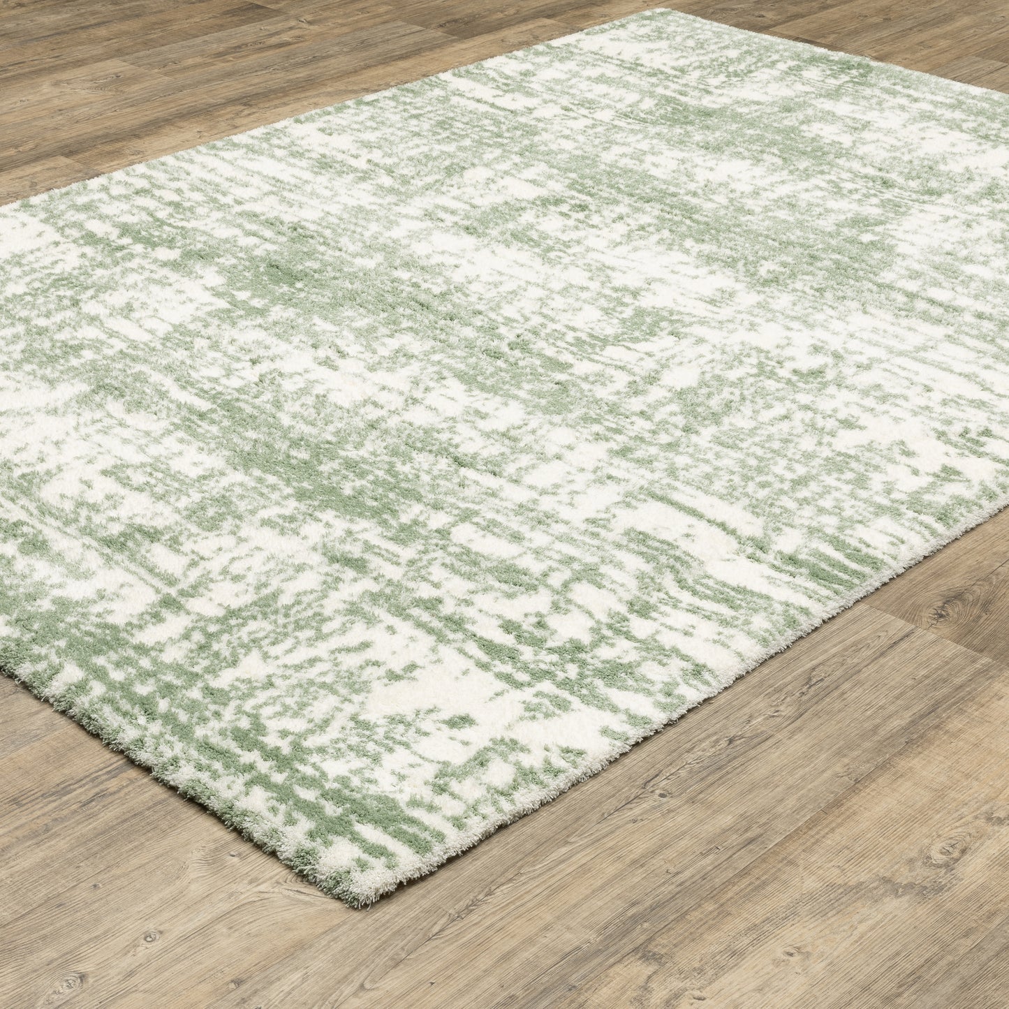 Galileo GAL09 Green Abstract Rug