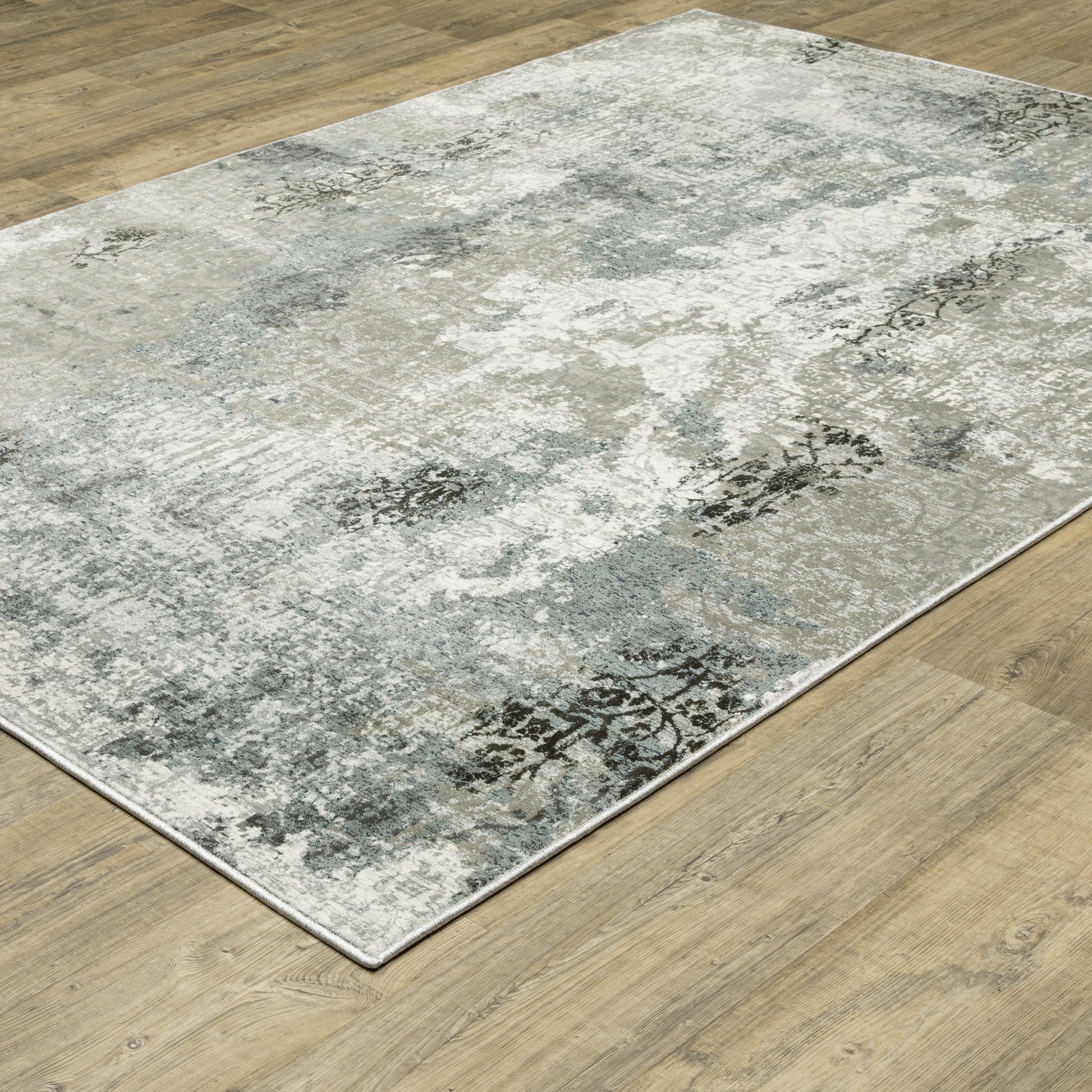 Gemini 001X2 Beige Distressed Rug