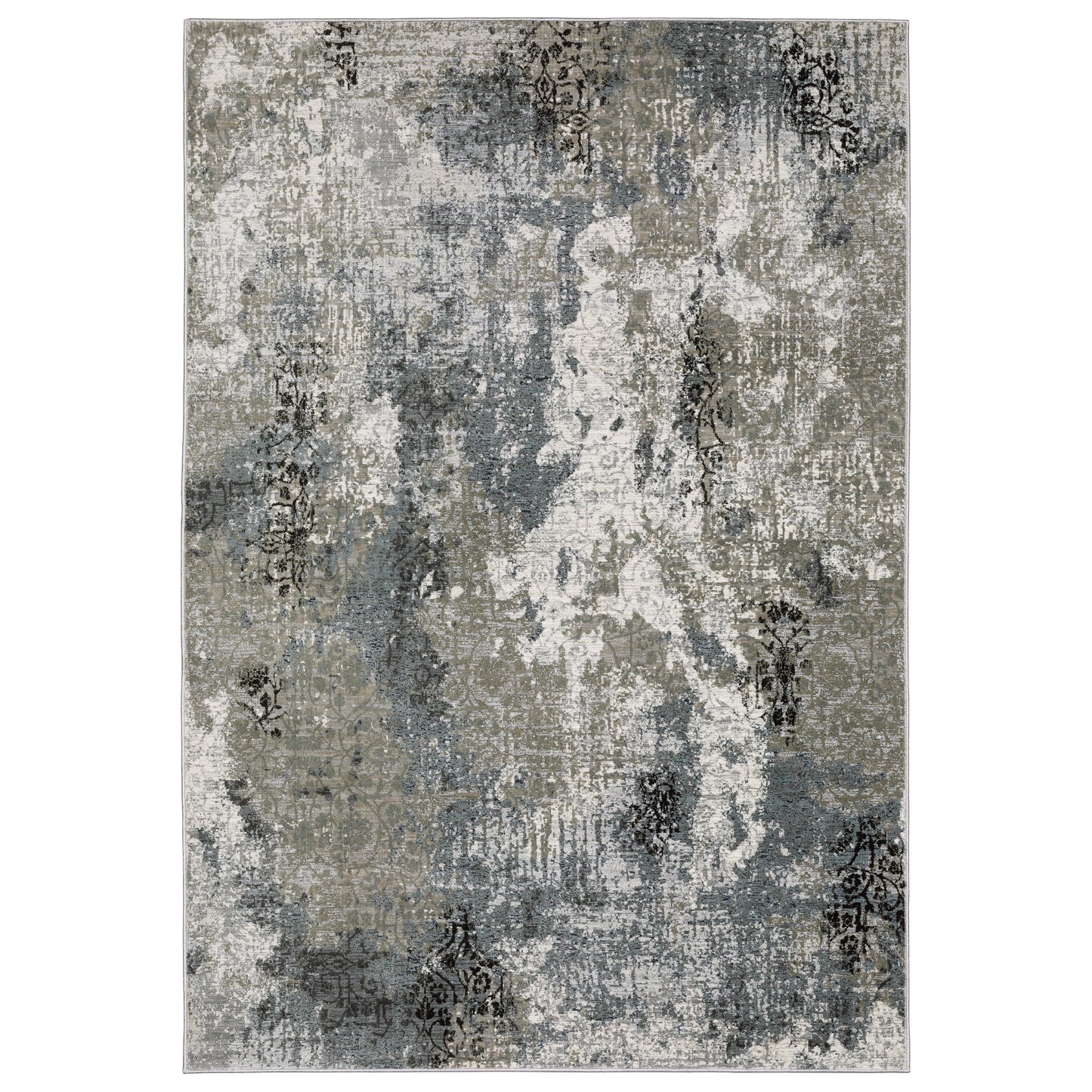 Gemini 001X2 Beige Distressed Rug