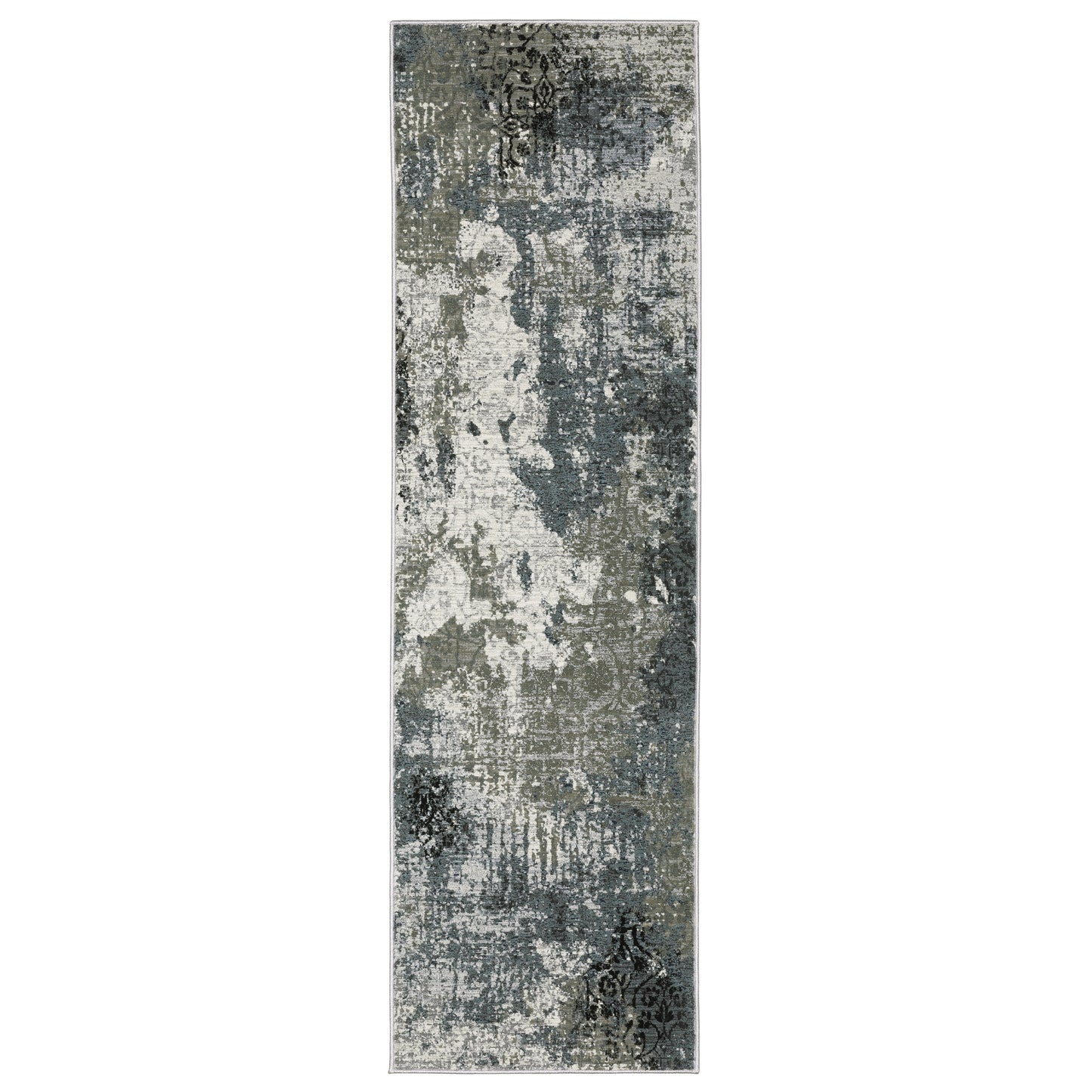 Gemini 001X2 Beige Distressed Rug