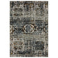 Gemini 2060V Charcoal Distressed Rug