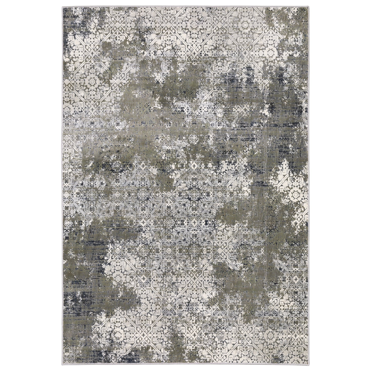 Gemini 002H2 Beige Distressed Rug