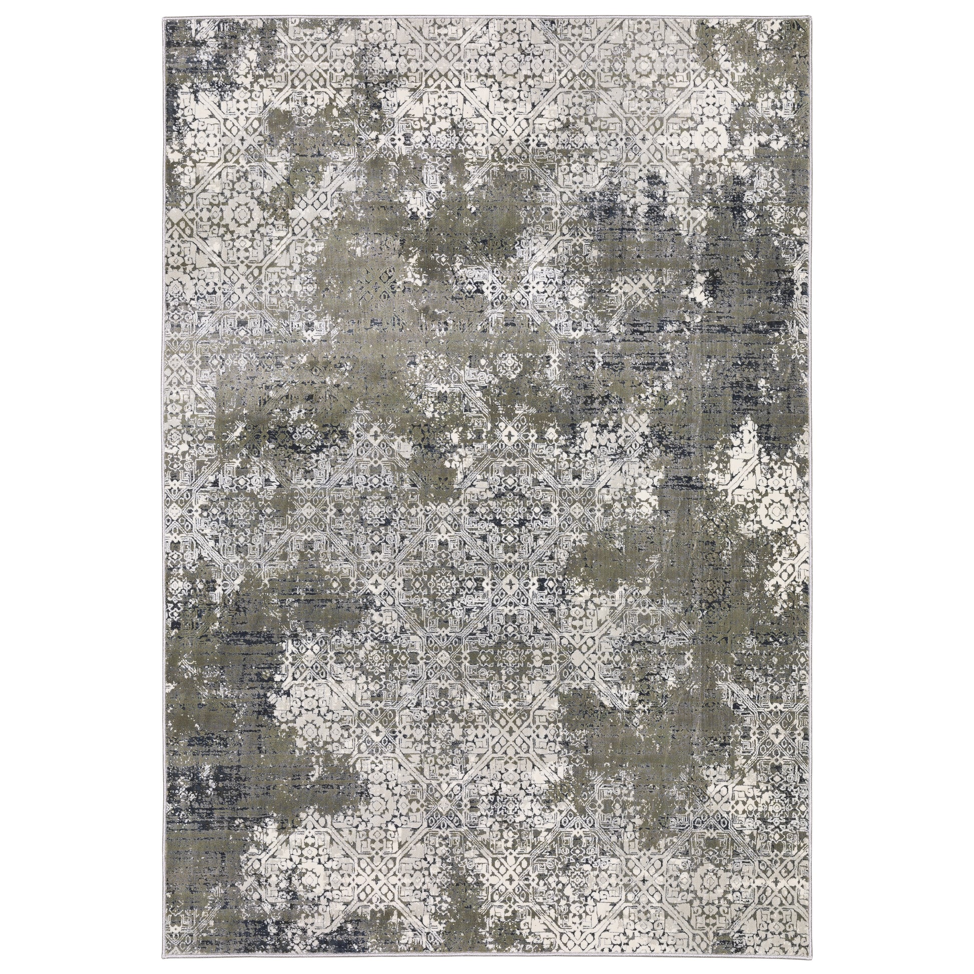 Gemini 002H2 Beige Distressed Rug