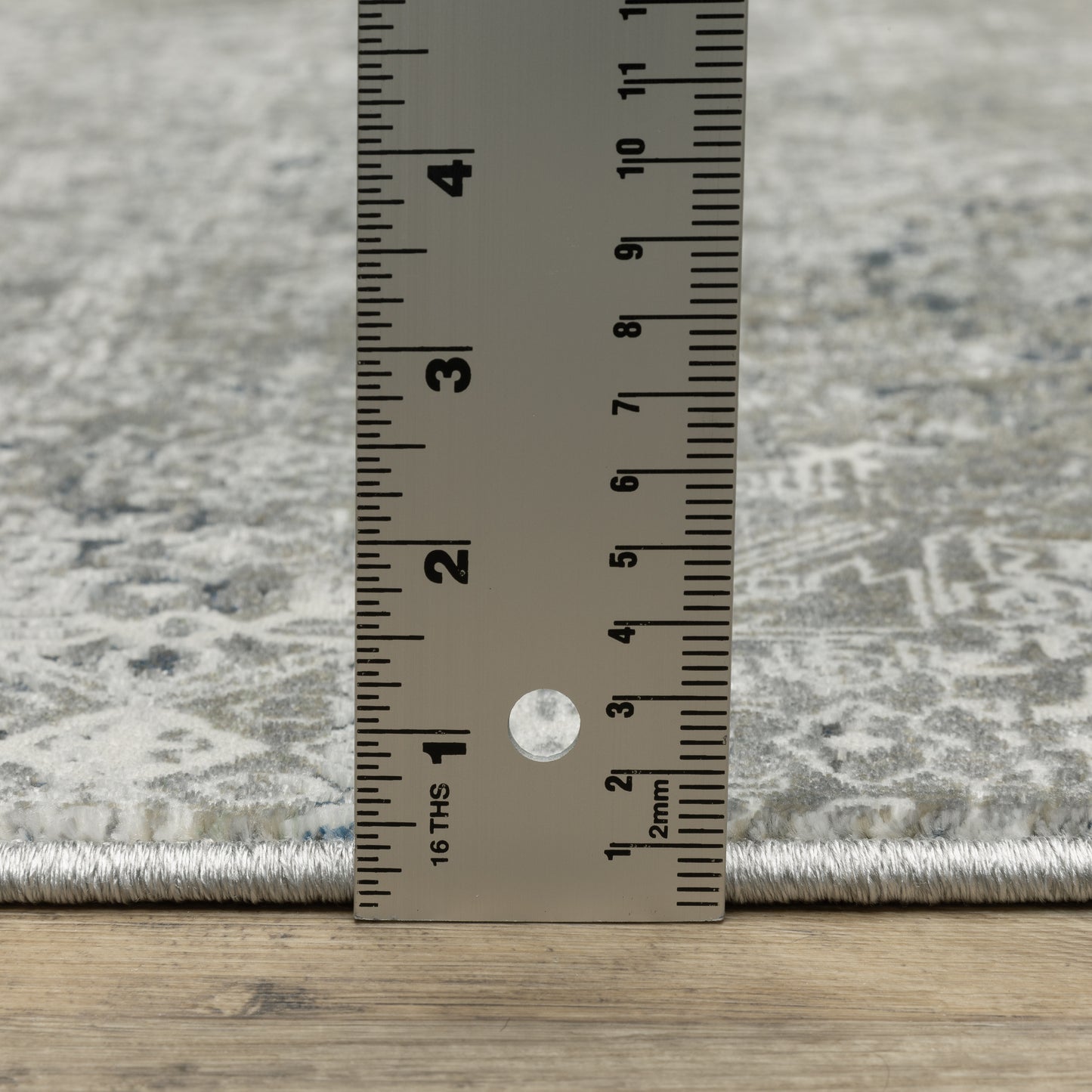 Gemini Distressed Beige/ Grey Abstract Cut Pile Rug