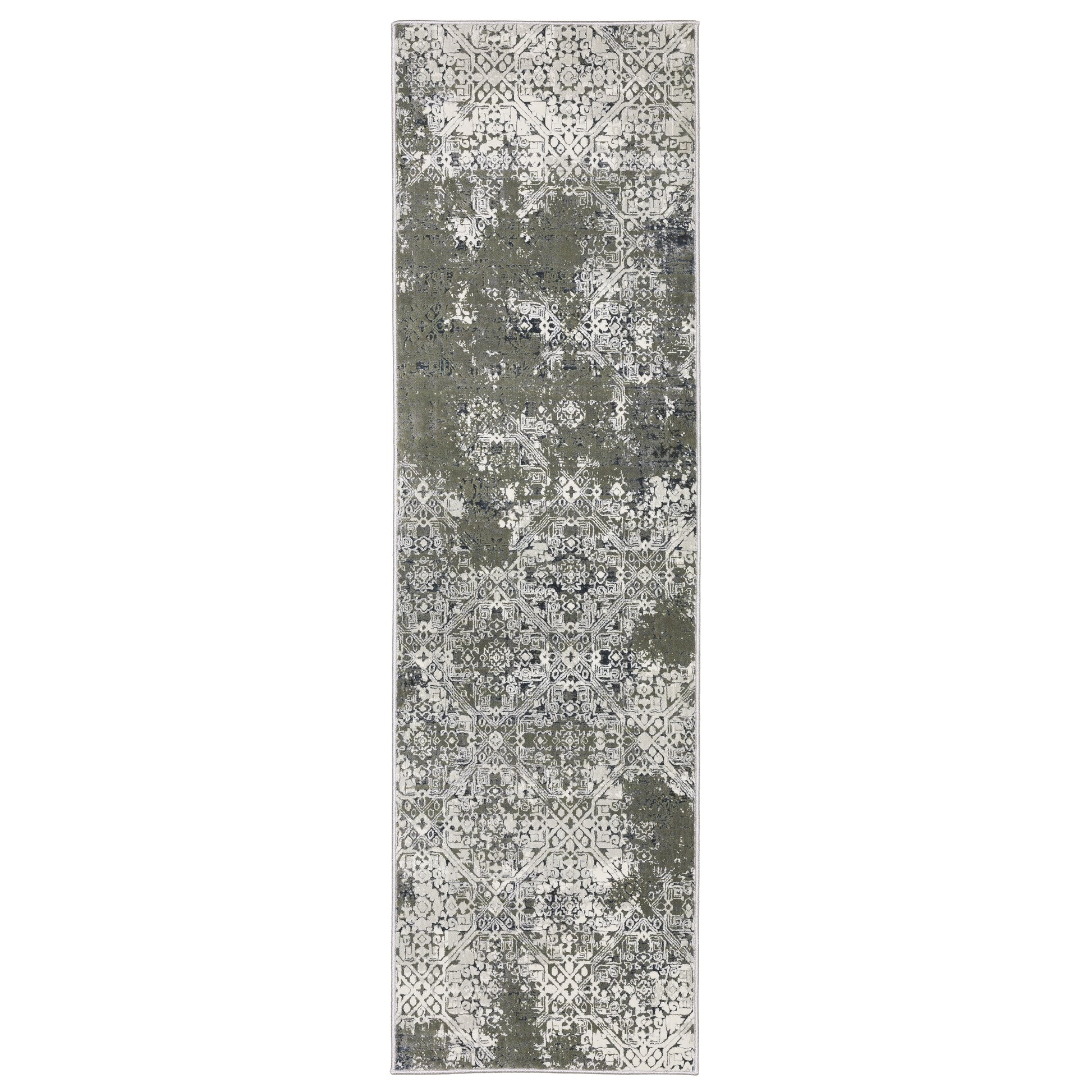 Gemini 002H2 Beige Distressed Rug
