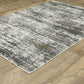 Gemini 4151U Charcoal Distressed Rug