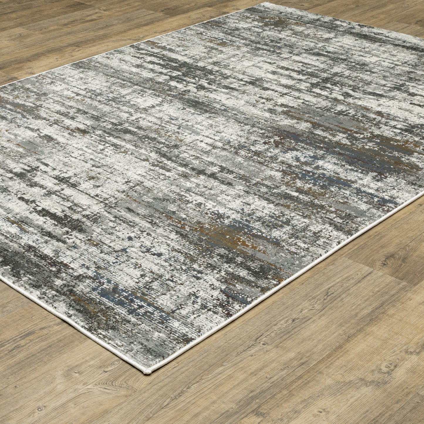 Gemini 4151U Charcoal Distressed Rug