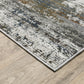 Gemini 4151U Charcoal Distressed Rug