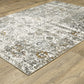 Gemini 5501J Ivory Distressed Rug