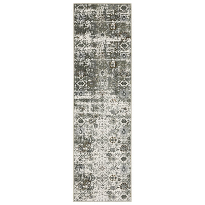 Gemini 5501J Ivory Distressed Rug