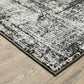 Gemini 090O2 Charcoal Distressed Rug