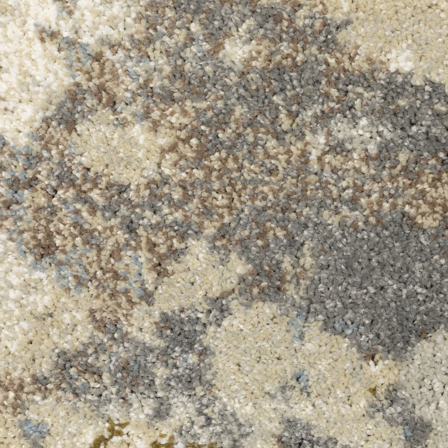 Gemma Abstract Gold/ Rust Cut Pile Rug