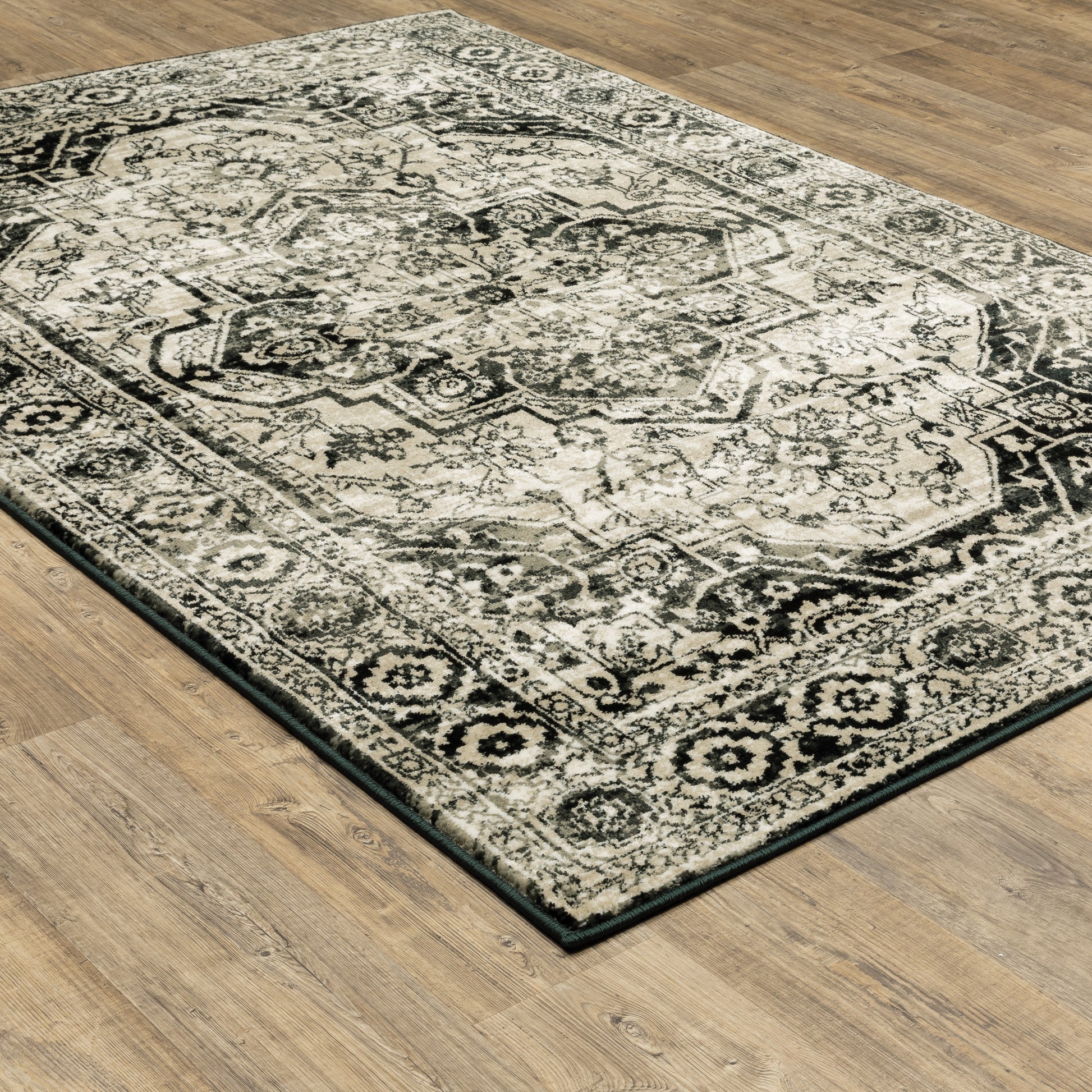 Georgia 429G0 Grey Medallion Rug