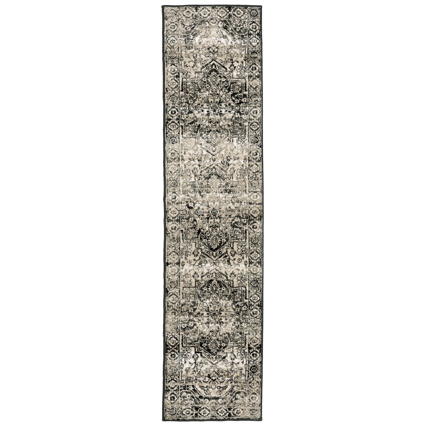 Georgia 429G0 Grey Medallion Rug