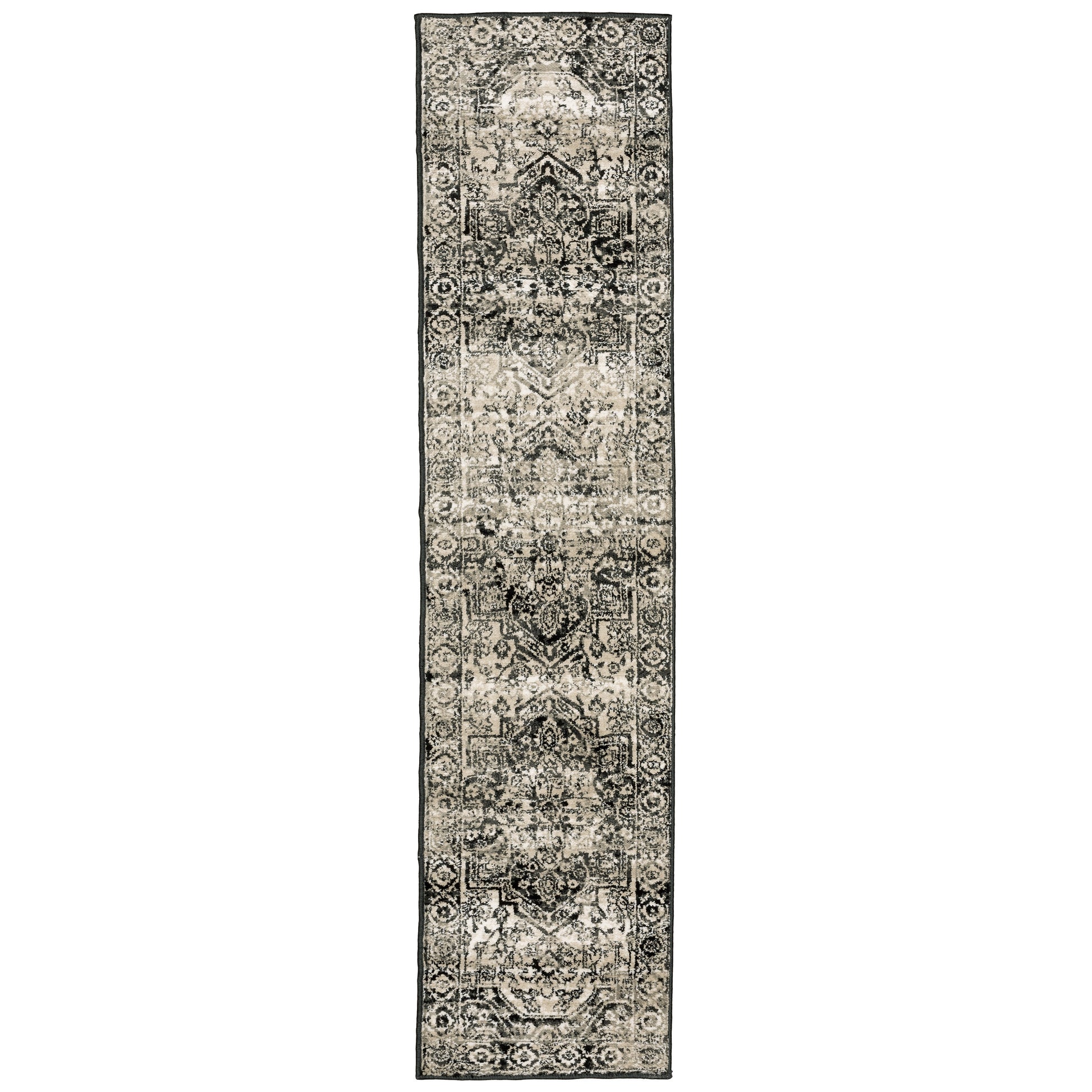 Georgia 429G0 Grey Medallion Rug