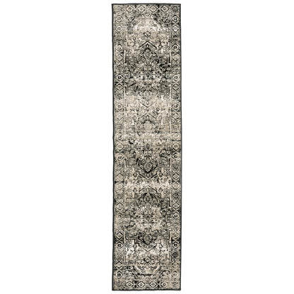 Georgia 429G0 Grey Medallion Rug