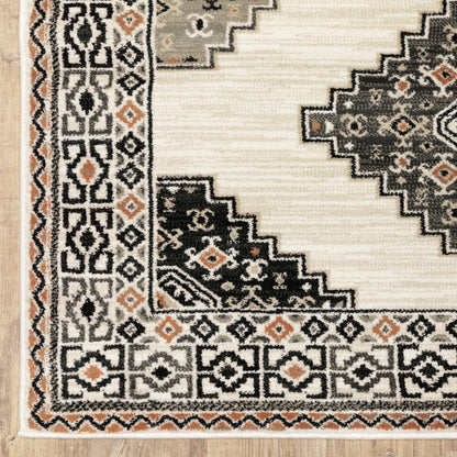Georgia Southwest/Lodge Ivory/ Multi Cut Pile Rug