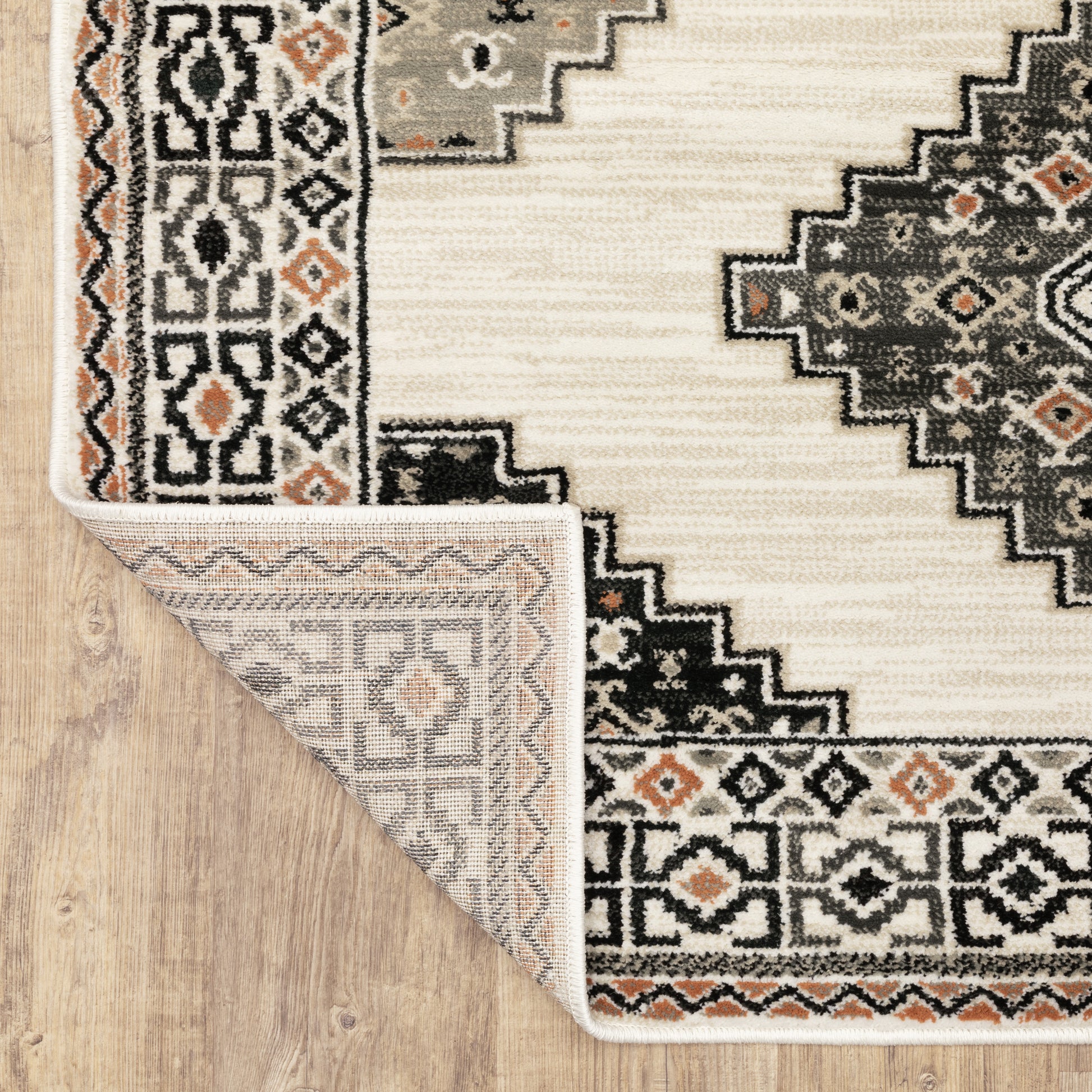 Georgia Southwest/Lodge Ivory/ Multi Cut Pile Rug