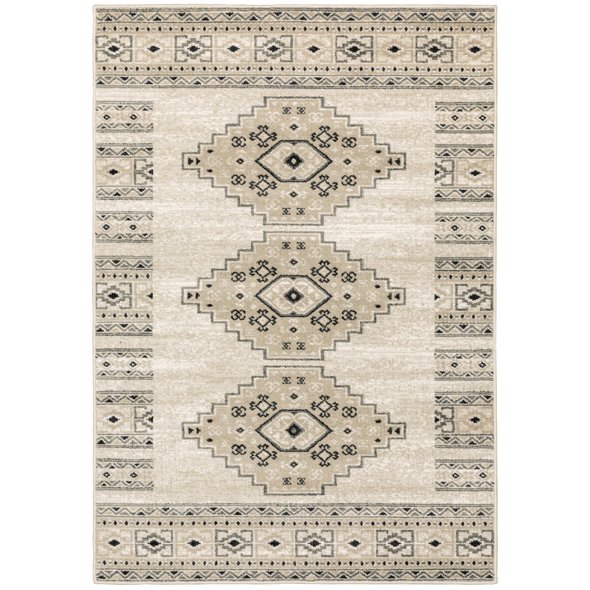 Georgia 643A0 Ivory Southwest/Lodge Rug