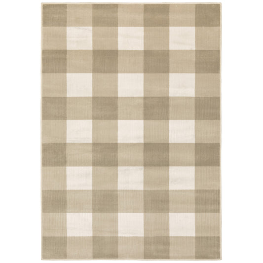 Georgia 678A0 Beige Geometric Rug