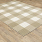 Georgia 678A0 Beige Geometric Rug