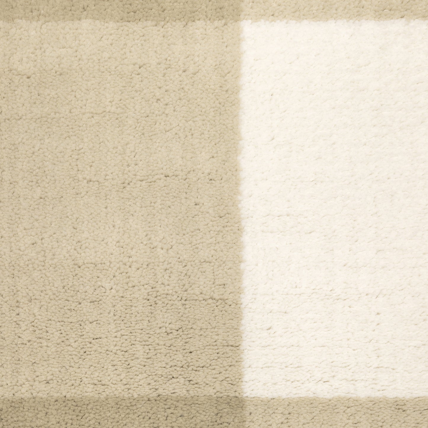 Georgia Geometric Beige/ Ivory Cut Pile Rug