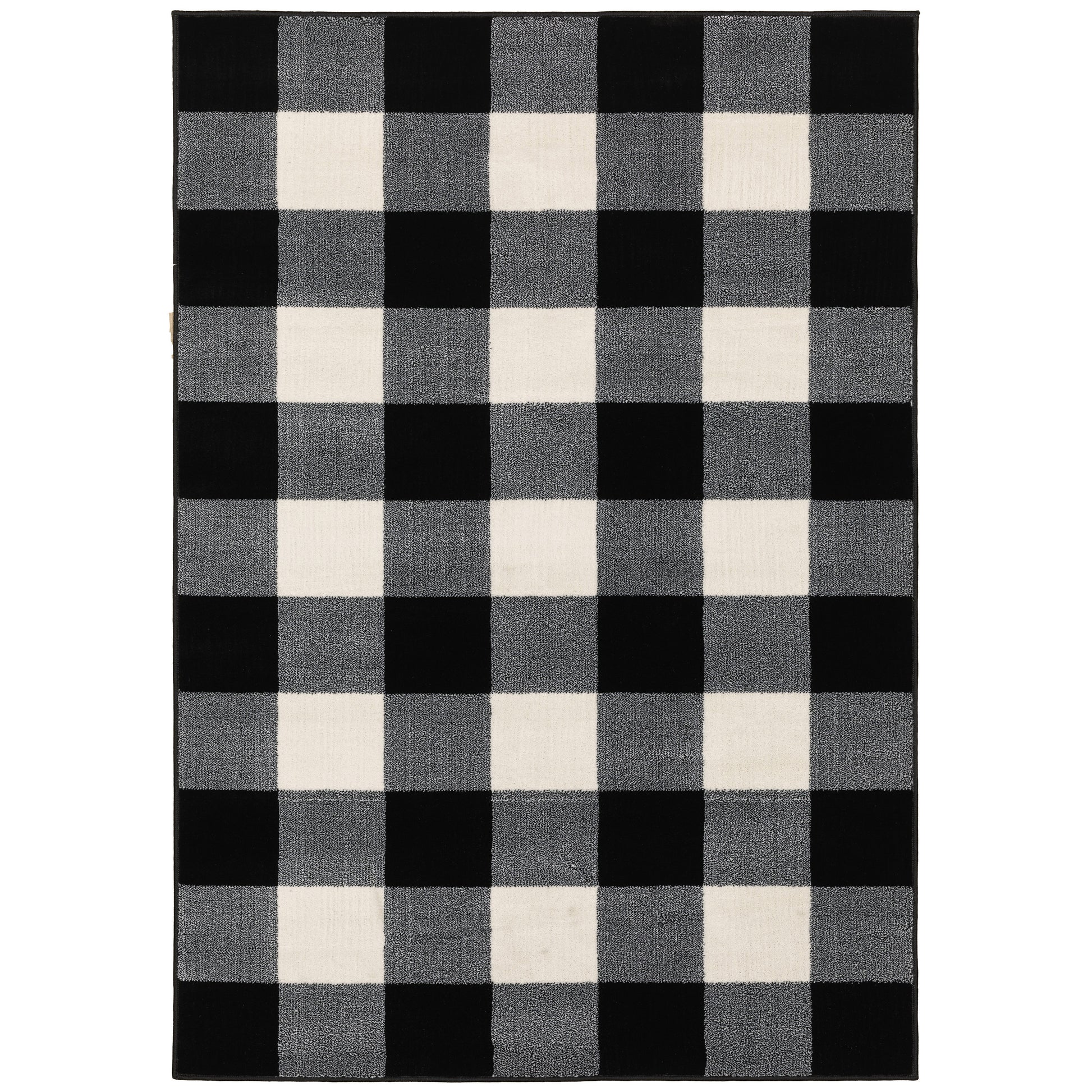 Georgia 678D0 Black Geometric Rug
