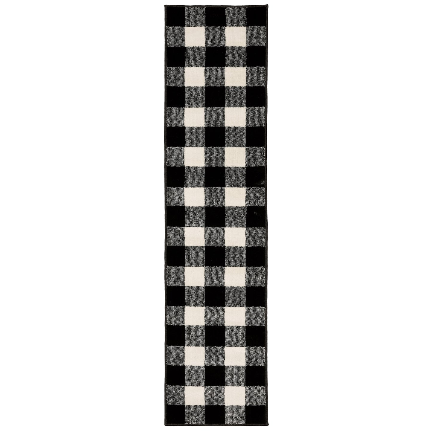 Georgia 678D0 Black Geometric Rug