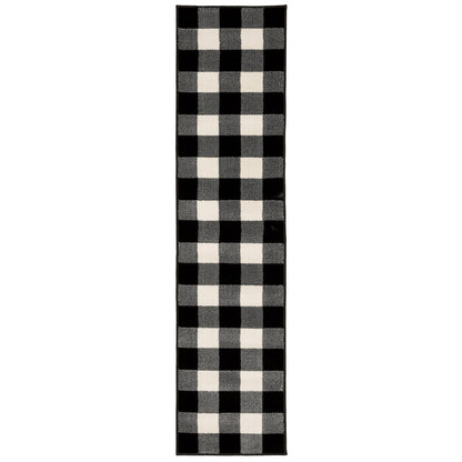 Georgia 678D0 Black Geometric Rug
