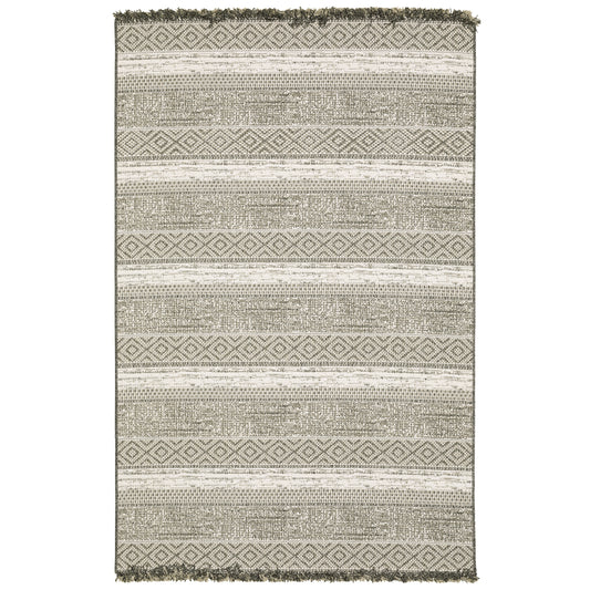 Gillian 1622E Beige Stripe Rug
