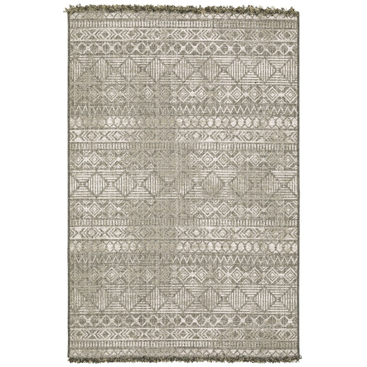 Gillian 4925A Beige Stripe Rug
