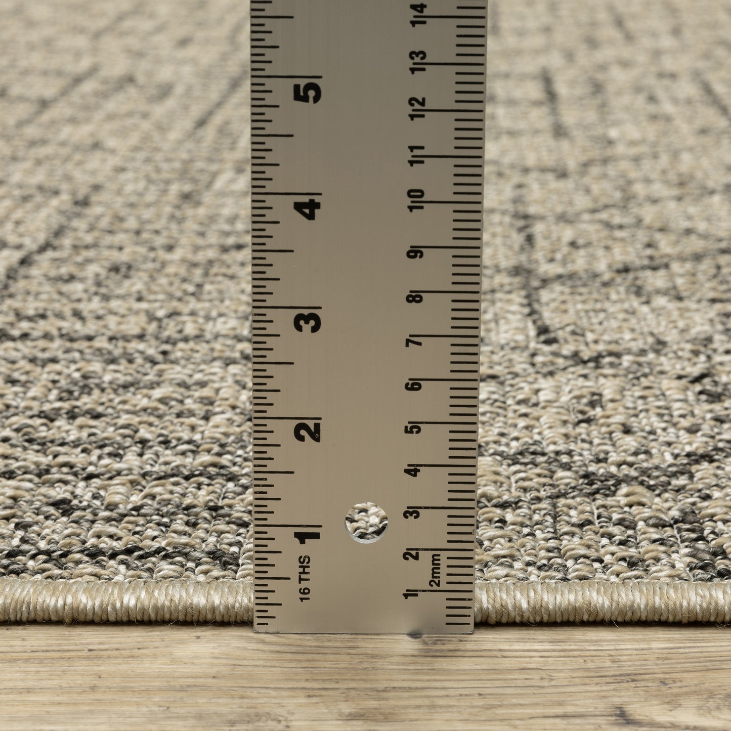 Gillian Stripe Beige/ Black Geometric Flat Weave Rug