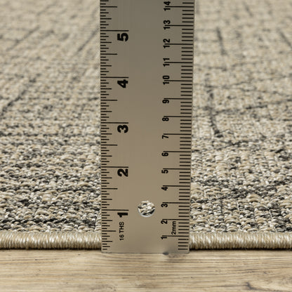 Gillian Stripe Beige/ Black Geometric Flat Weave Rug