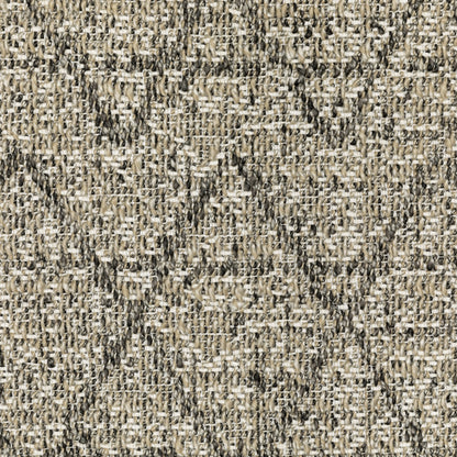 Gillian Stripe Beige/ Black Geometric Flat Weave Rug