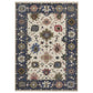 Hastings HA01E Ivory Floral Rug