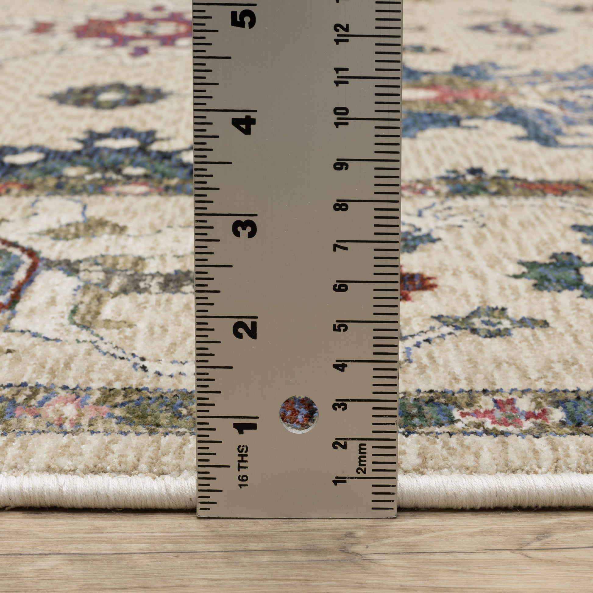 Hastings Floral Ivory/ Multi Cut Pile Rug