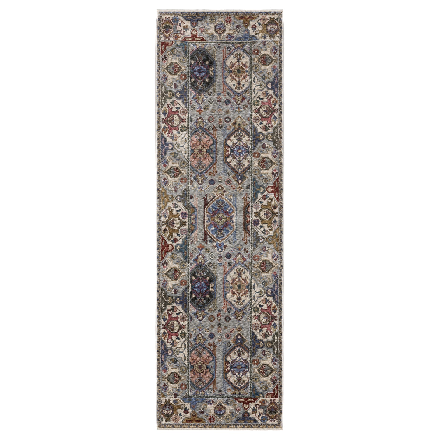 Hastings HA04E Blue Floral Rug