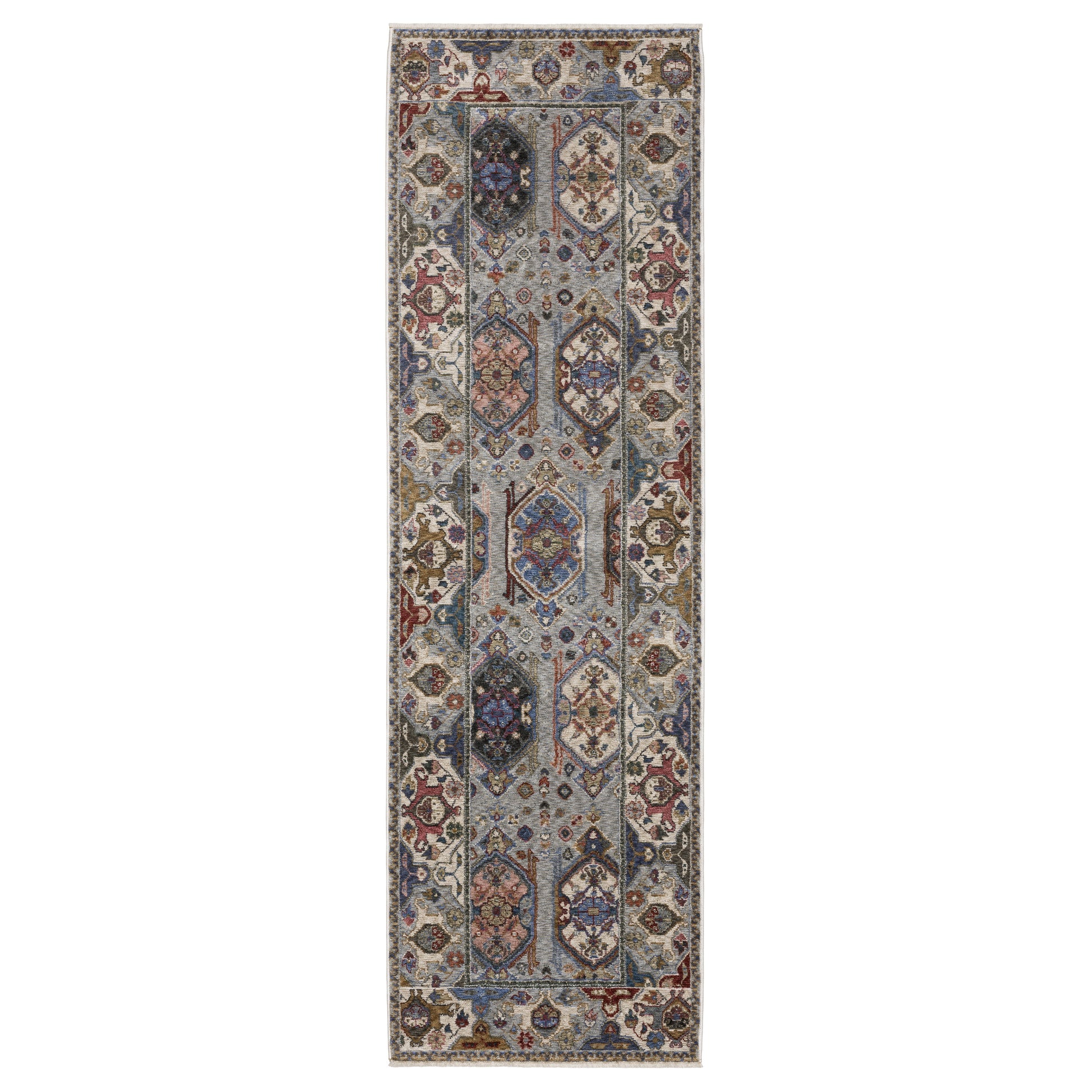 Hastings HA04E Blue Floral Rug