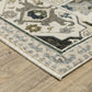 Hastings HA04U Ivory Floral Rug