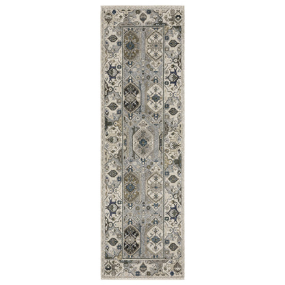 Hastings HA04U Ivory Floral Rug