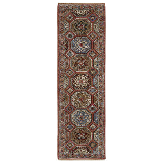 Hastings Ha05R Pink/ Multi Geometric Rug