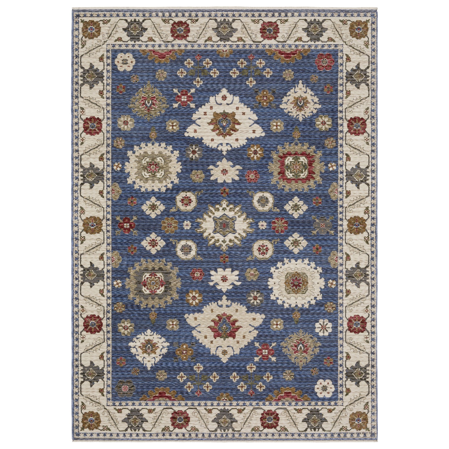 Hastings HA06Z Blue Distressed Rug