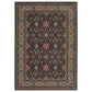 Hastings HA07D Charcoal Floral Rug