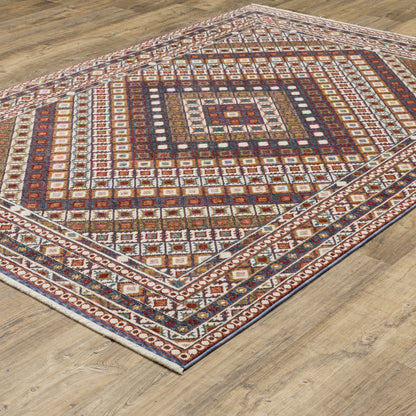 Hastings Geometric Multi/ Multi Cut Pile Rug