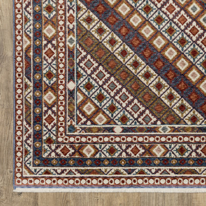 Hastings Geometric Multi/ Multi Cut Pile Rug