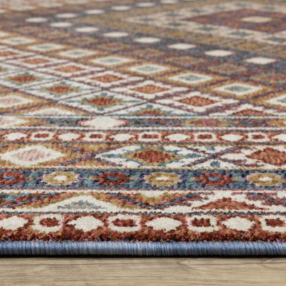 Hastings Geometric Multi/ Multi Cut Pile Rug