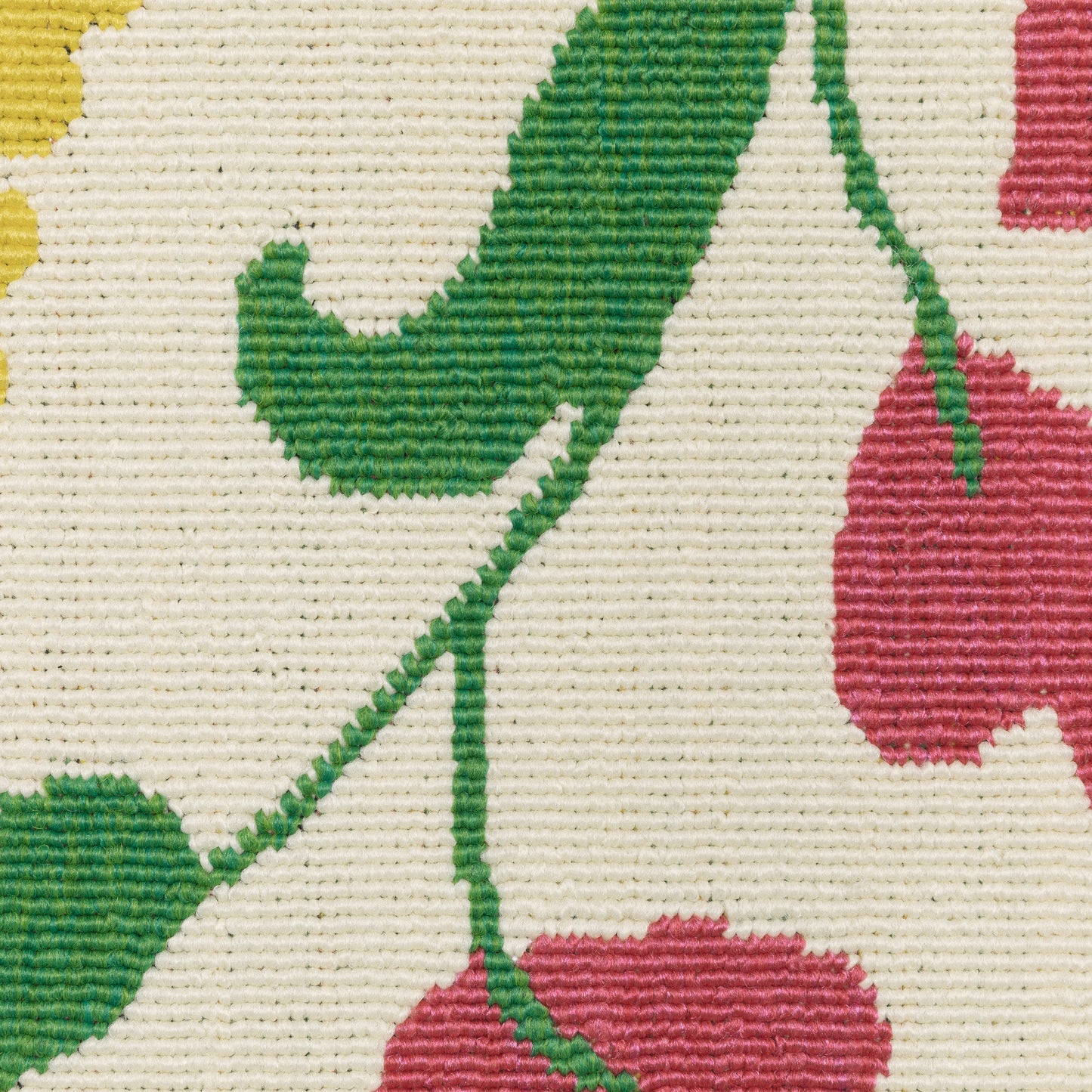 Havana Botanical Ivory/ Multi Floral Loop Pile Rug