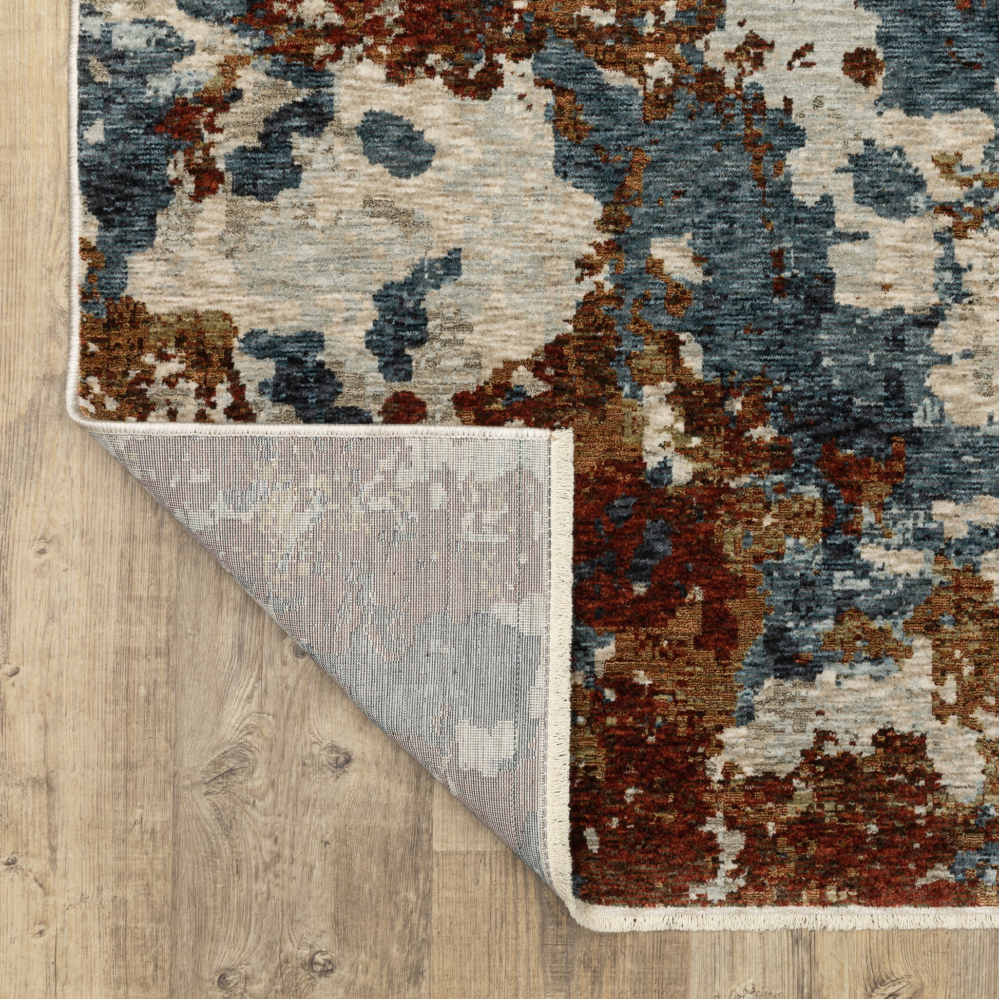 Hayden Abstract Beige/ Multi Cut Pile Rug